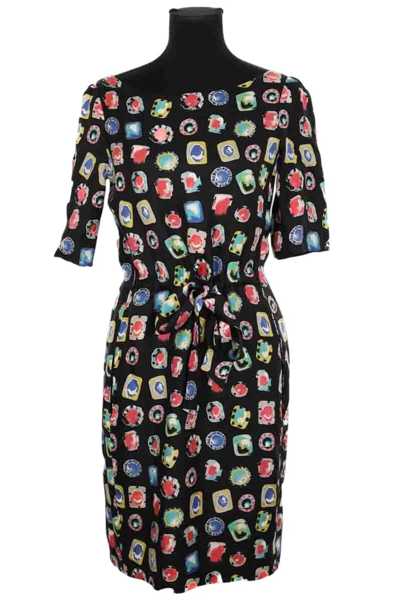 Robe Moschino Multicolore en Soie, taille S - Seconde Main