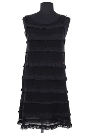 Robe Moschino Noir en Coton, taille XS - Seconde Main