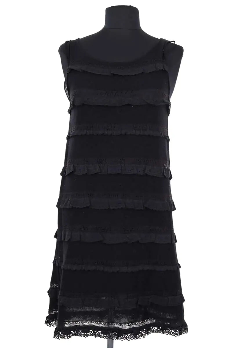 Robe Moschino Noir en Coton, taille XS - Seconde Main