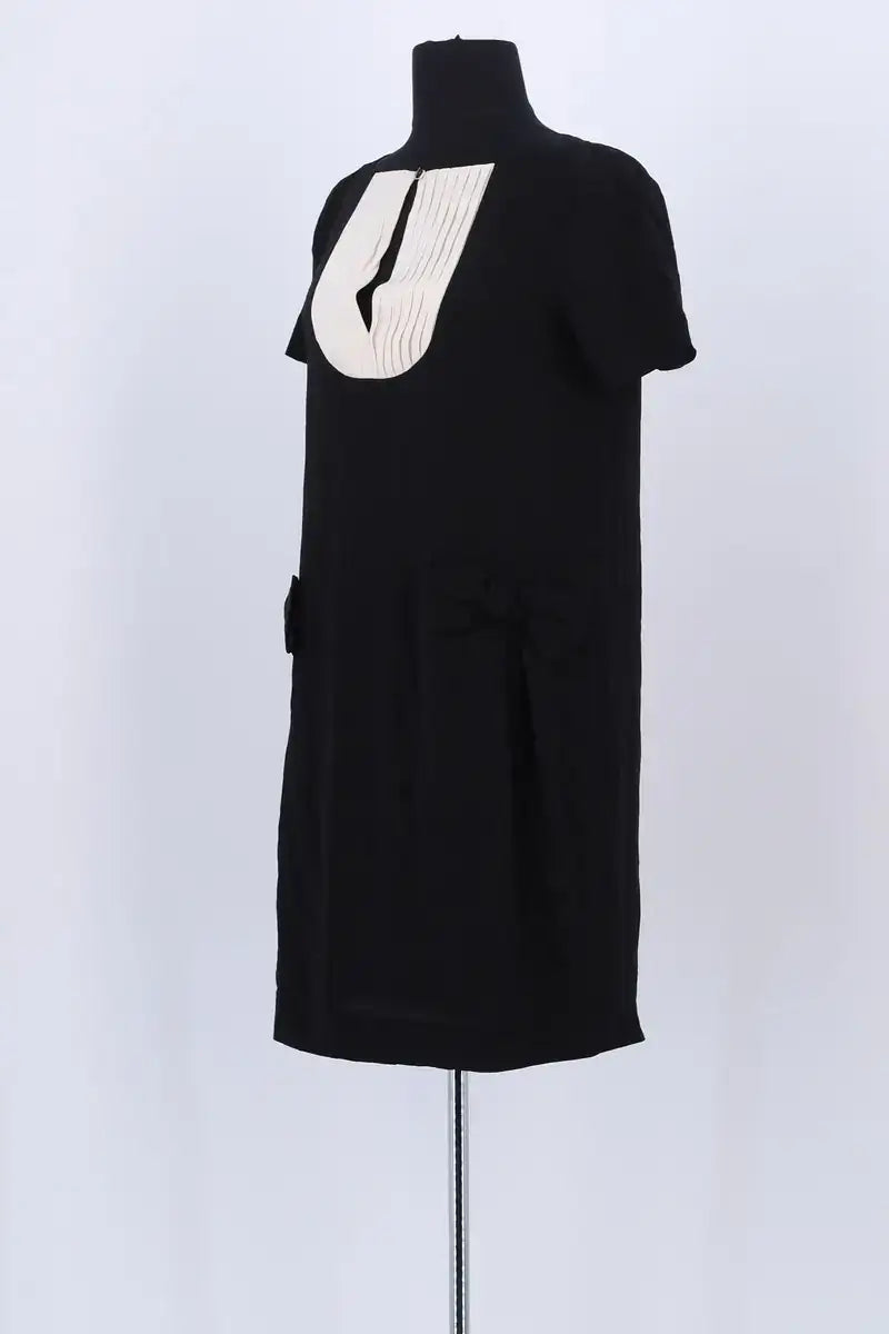 Robe Moschino Noir en Soie