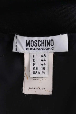 Robe Moschino Noir en Soie