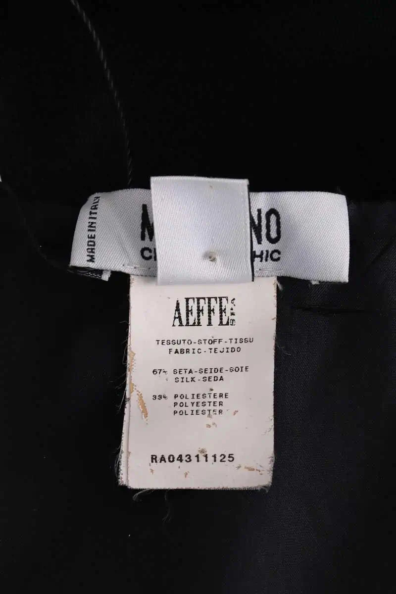 Robe Moschino Noir en Soie