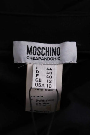 Robe Moschino Noir en Synthétique
