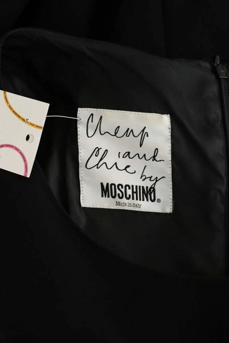 Robe Moschino Noir en Synthétique