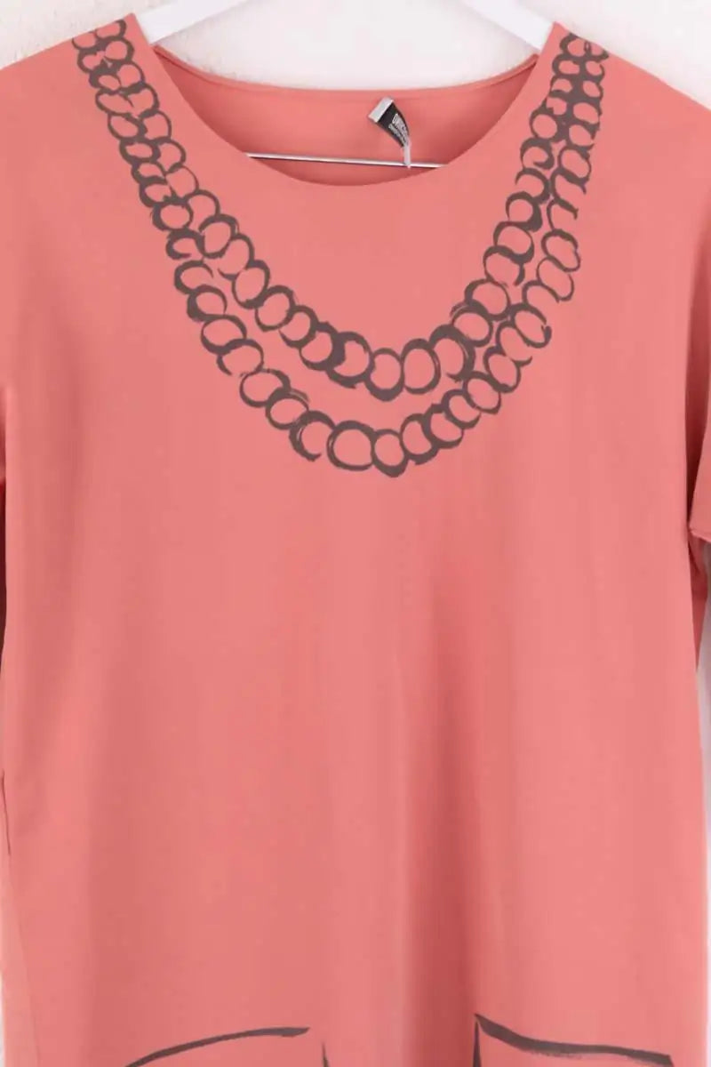 Robe Moschino Rose en Synthétique