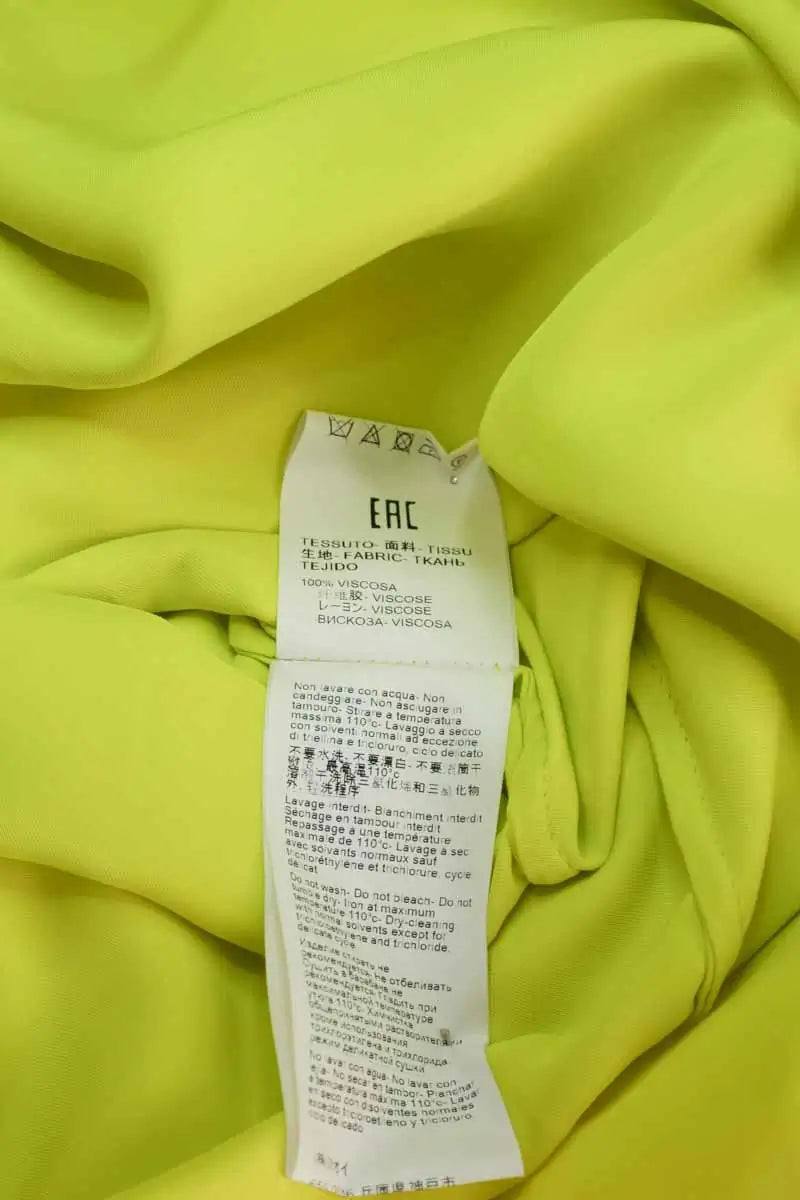 Robe MSGM Jaune en Viscose