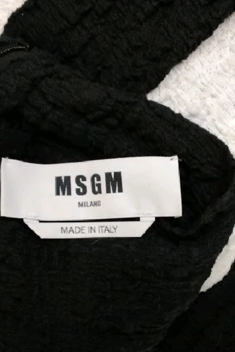 Robe MSGM Noir en Coton