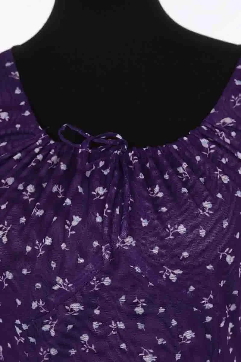 Robe Musier Violet en Synthétique