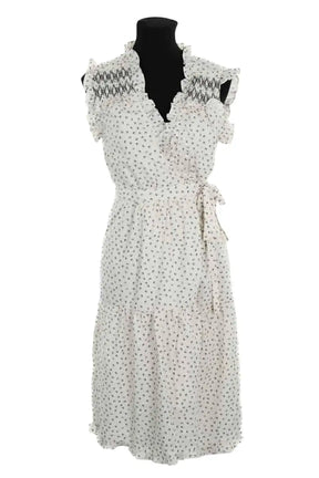 Robe Nina Kaufmann Beige en Polyester, taille M - Seconde Main