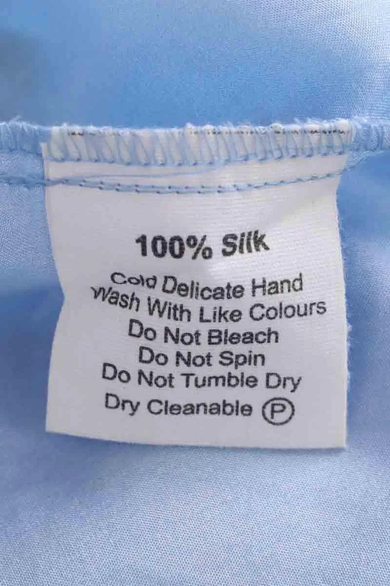 Robe Other Brand Bleu en Soie