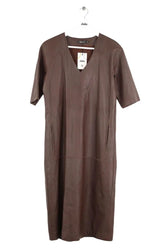 Robe Other Brand Marron en Cuir, taille S - Seconde Main
