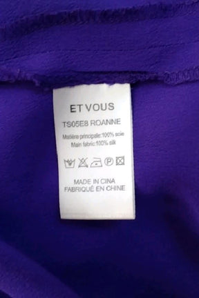 Robe Other Brand Violet en Soie