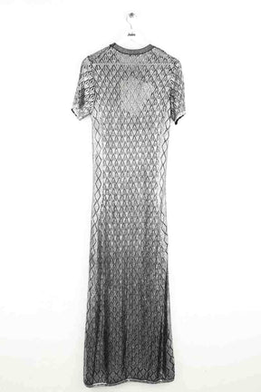 Robe Paco Rabanne Argent en Coton
