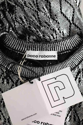 Robe Paco Rabanne Argent en Coton