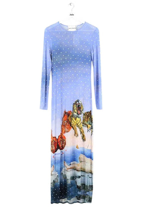 Robe Paco Rabanne Bleu en Viscose, taille XS - Seconde Main