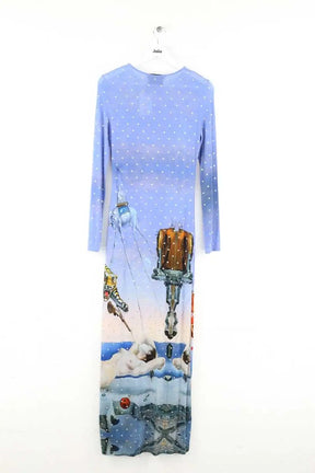 Robe Paco Rabanne Bleu en Viscose