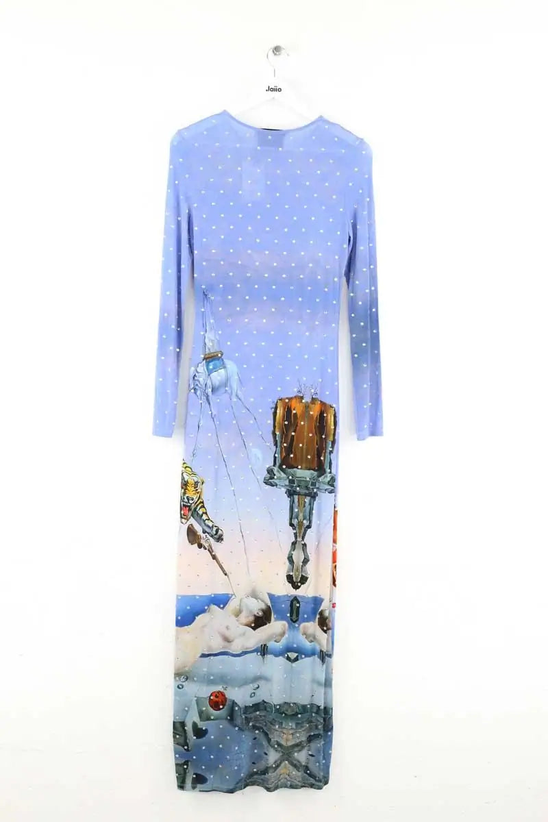 Robe Paco Rabanne Bleu en Viscose