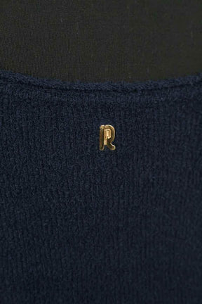 Robe Paco Rabanne Marine en Coton