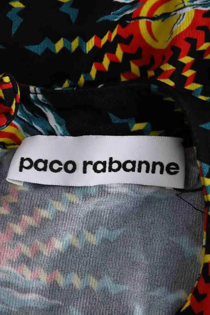 Robe Paco Rabanne Multicolore en Synthétique