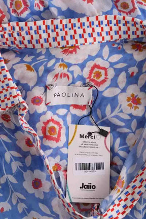 Robe Paolina Bleu en Coton