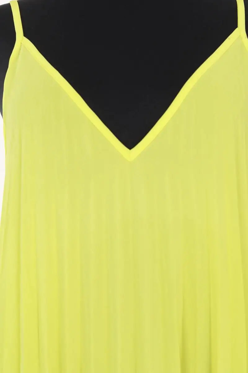 Robe Parosh Jaune en Synthétique