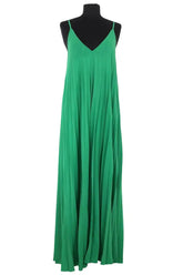 Robe Parosh Vert en Synthétique, taille S - Seconde Main