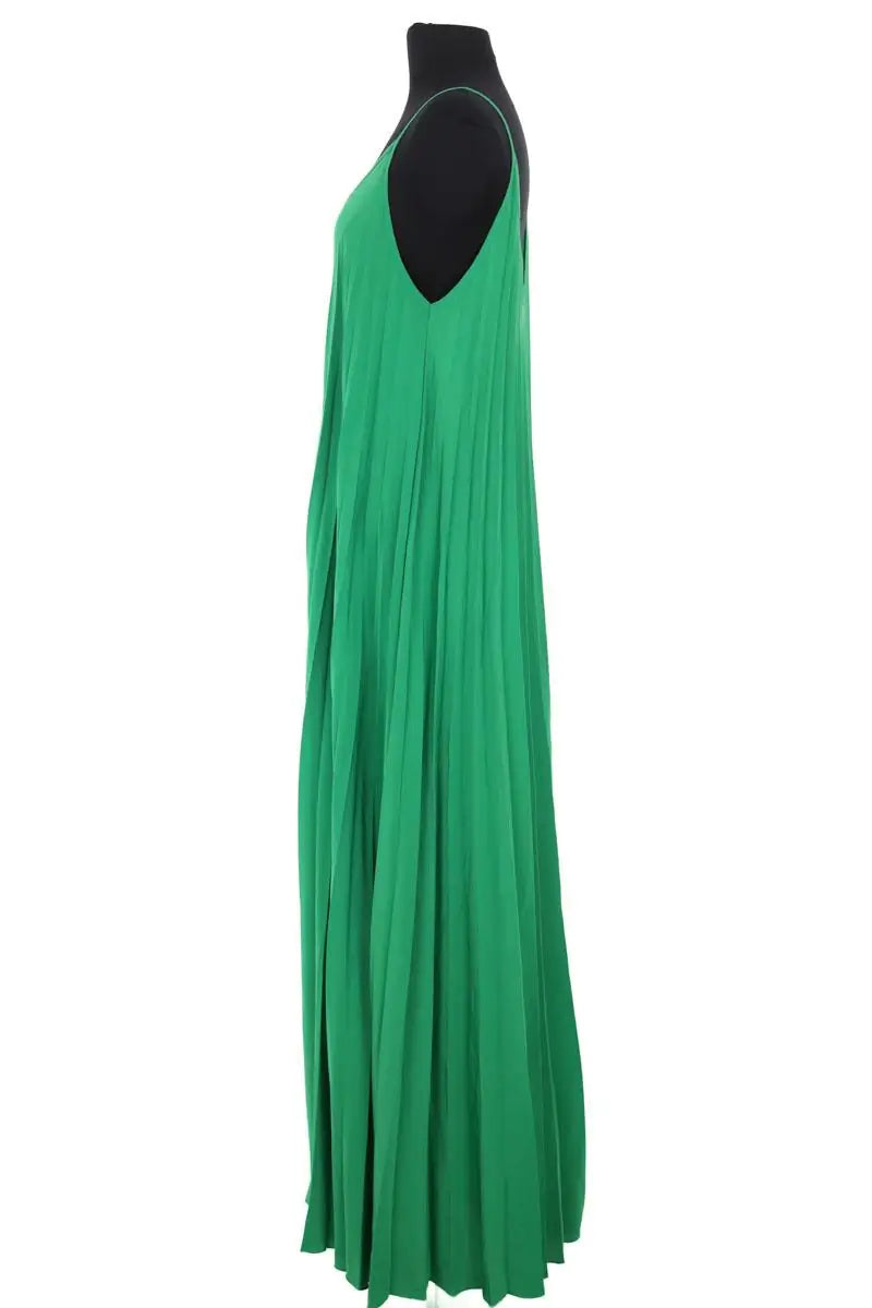 Robe Parosh Vert en Synthétique