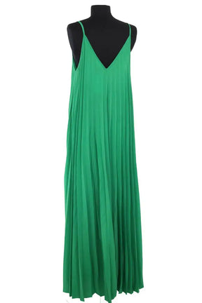 Robe Parosh Vert en Synthétique