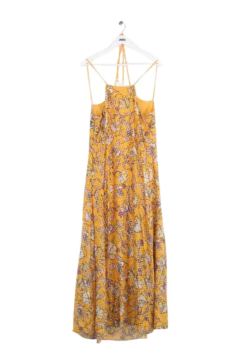 Robe Patrizia Pepe Jaune en Soie, taille L - Seconde Main