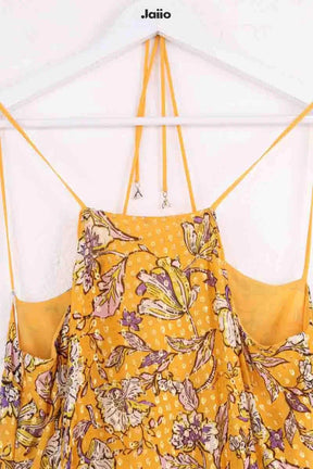 Robe Patrizia Pepe Jaune en Soie