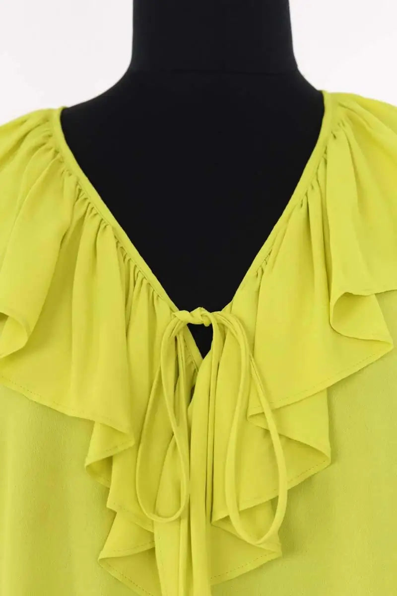 Robe Patrizia Pepe Jaune en Viscose