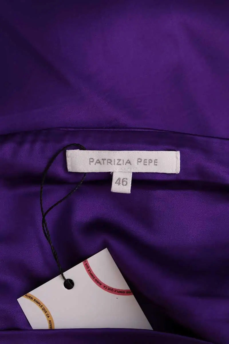 Robe Patrizia Pepe Violet en Viscose