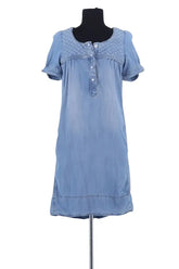 Robe Paul & Joe Bleu en Coton, taille M - Seconde Main