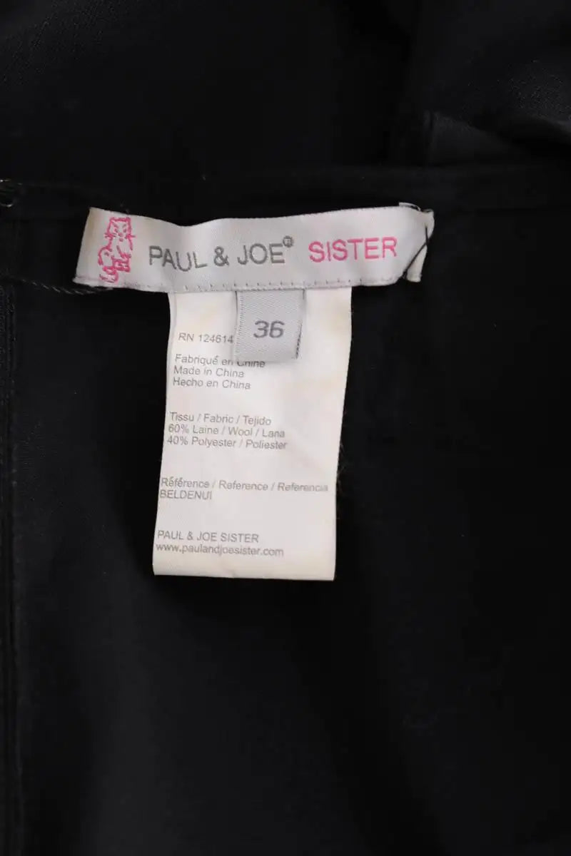 Robe Paul & Joe Noir en Laine