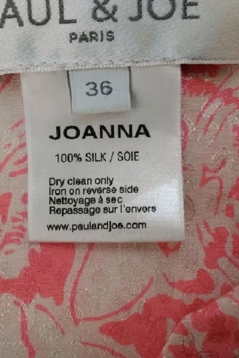 Robe Paul & Joe Rose en Soie