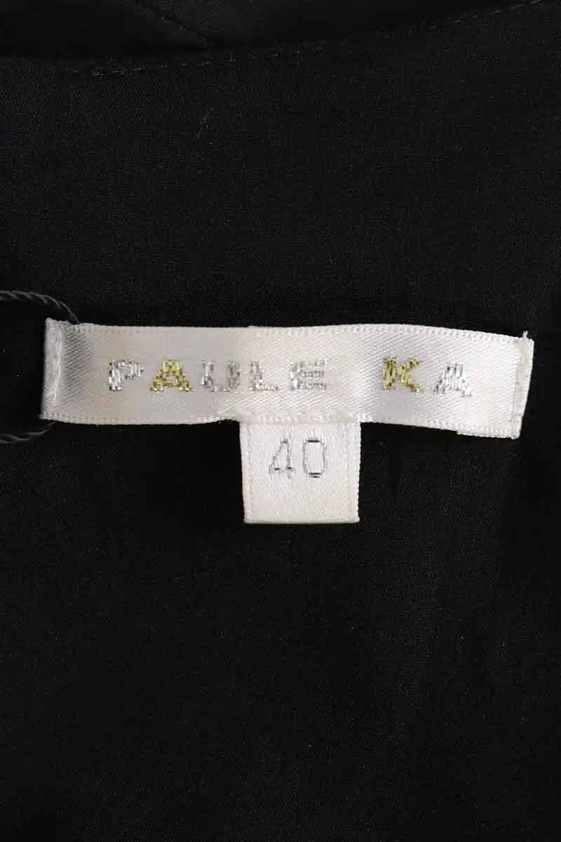 Robe Paule Ka Noir en Coton