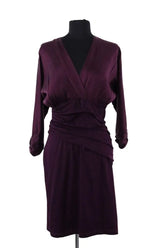Robe Paule Ka Violet en Soie, taille XL - Seconde Main