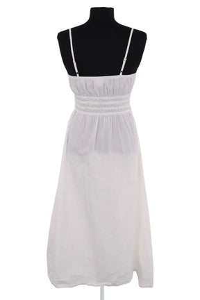 Robe Petite Mendigote Blanc en Coton