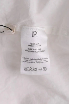 Robe Petite Mendigote Blanc en Coton