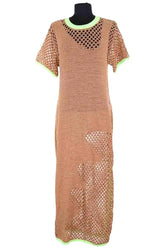 Robe PH5 Marron en Viscose, taille L - Seconde Main
