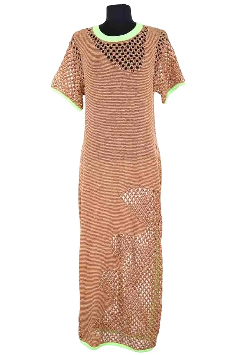 Robe PH5 Marron en Viscose, taille L - Seconde Main