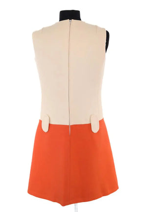 Robe Pierre Cardin Ecru en Synthétique