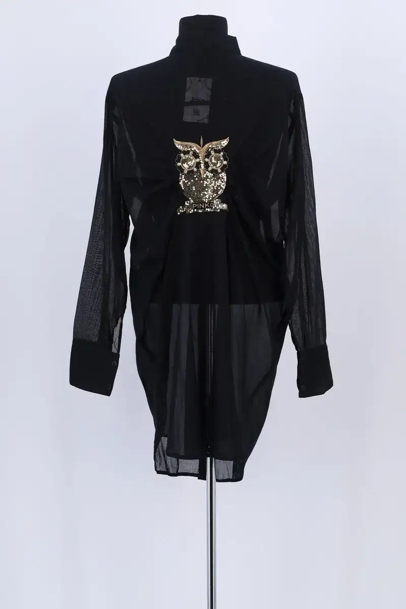 Robe Pinko Noir en Coton
