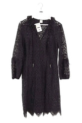 Robe Pinko Noir en Coton, taille XL - Seconde Main