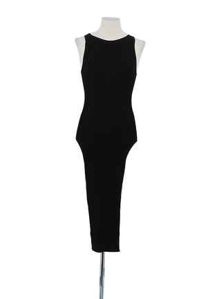 Robe Pinko Noir en Viscose, taille S - Seconde Main