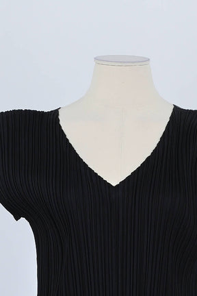 Robe Pleats Please Noir en Polyester