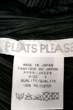 Robe Pleats Please Noir en Polyester