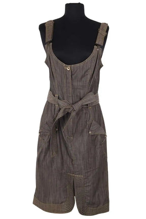 Robe Plein Sud Anthracite en Coton, taille L - Seconde Main