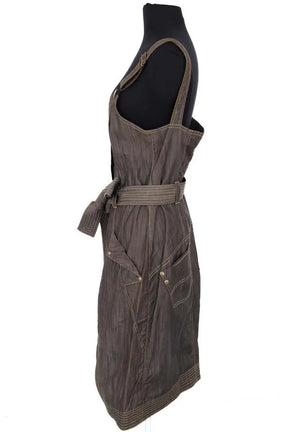 Robe Plein Sud Anthracite en Coton