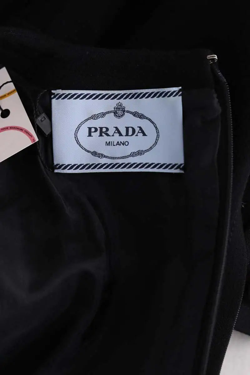 Robe Prada Noir en Laine